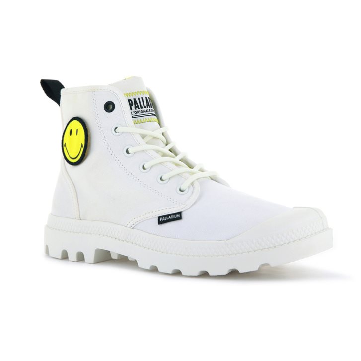 Dámské Boty Palladium Pampa Smiley Change Bílé | CZ DCP-18H